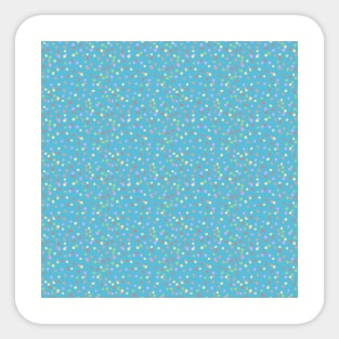 Dots - Electric Blue Sticker